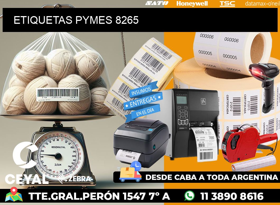 ETIQUETAS PYMES 8265