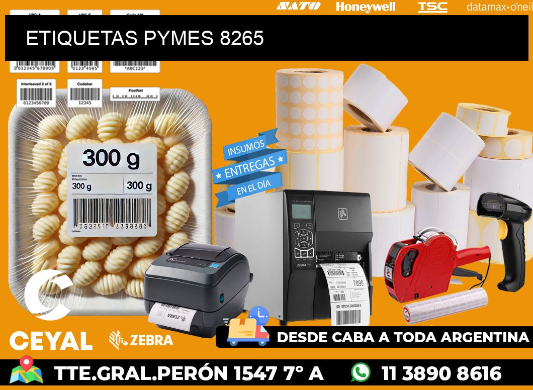 ETIQUETAS PYMES 8265