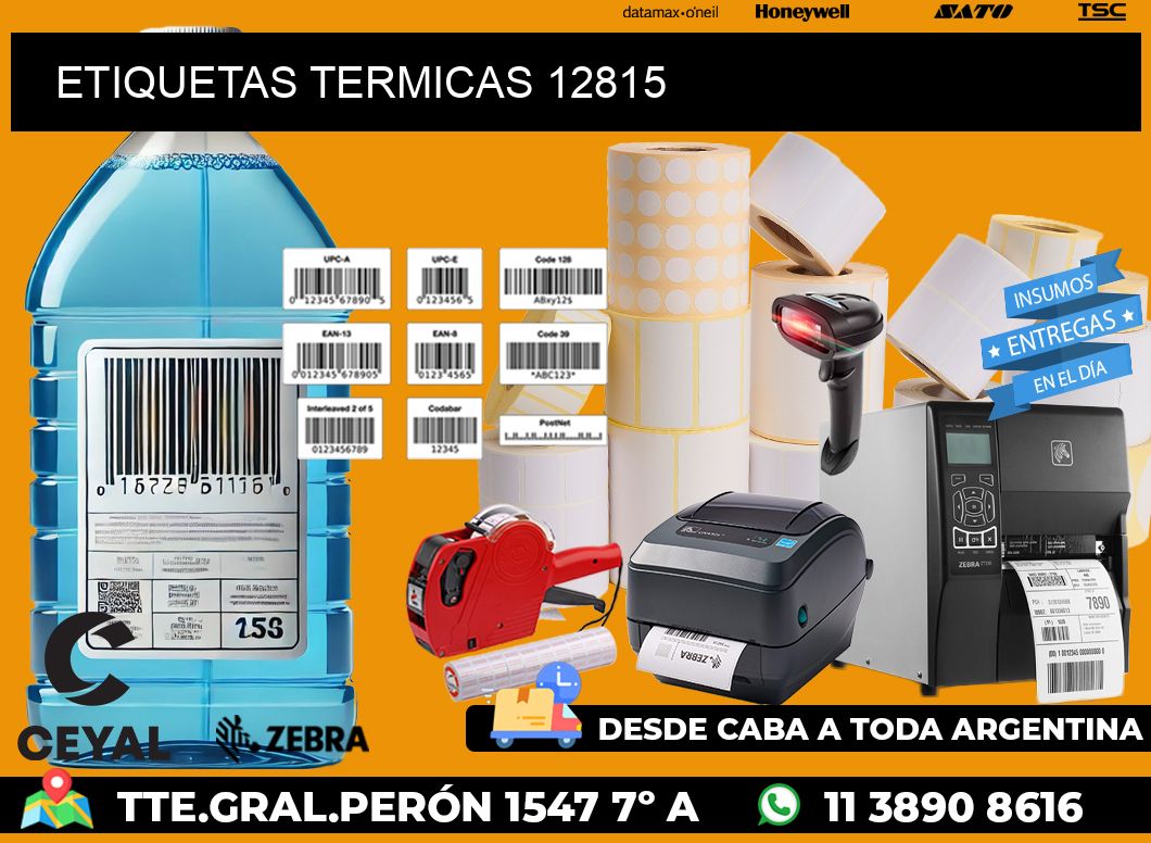 ETIQUETAS TERMICAS 12815