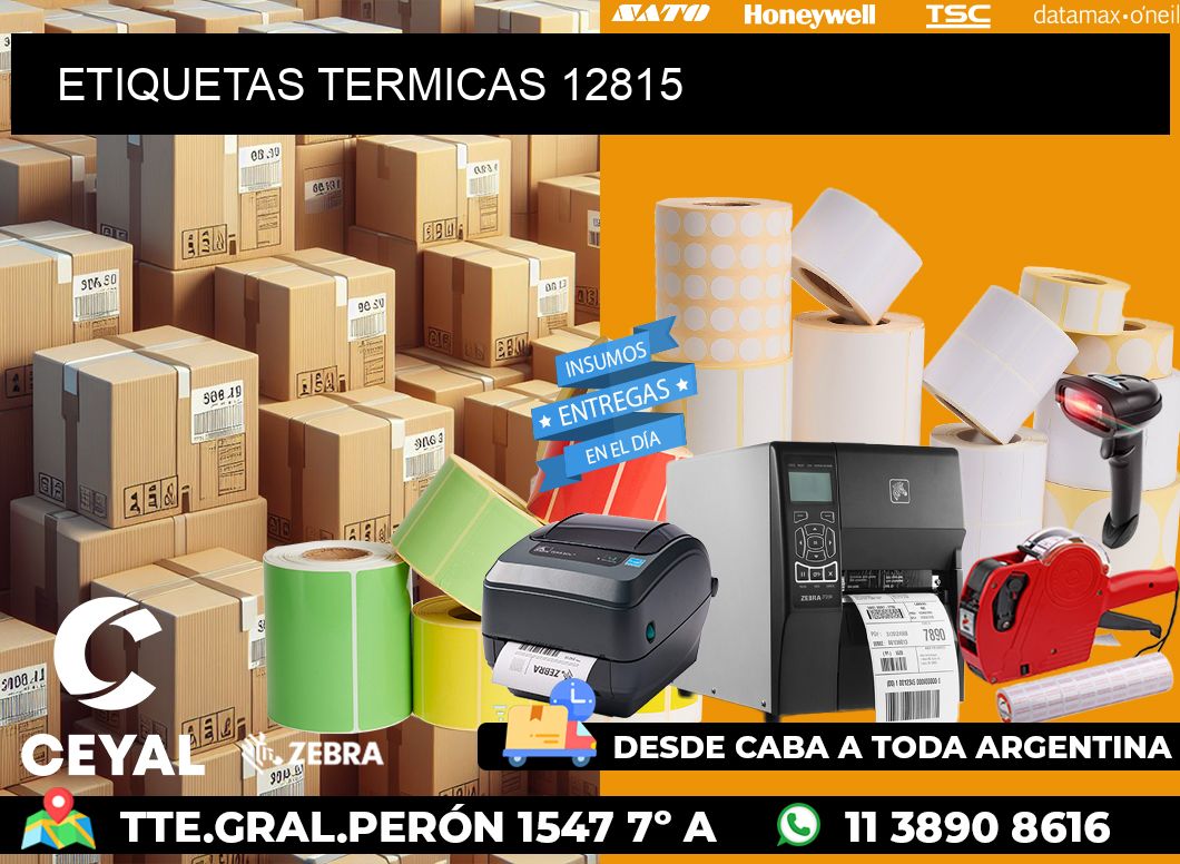 ETIQUETAS TERMICAS 12815