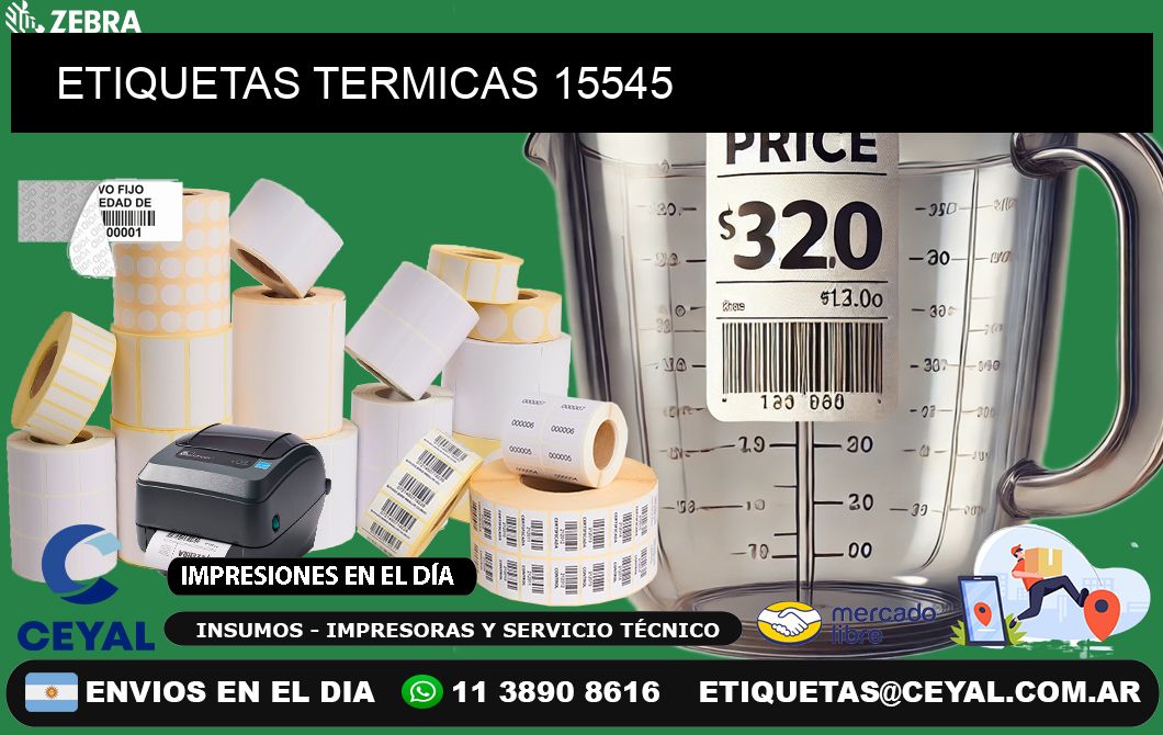 ETIQUETAS TERMICAS 15545