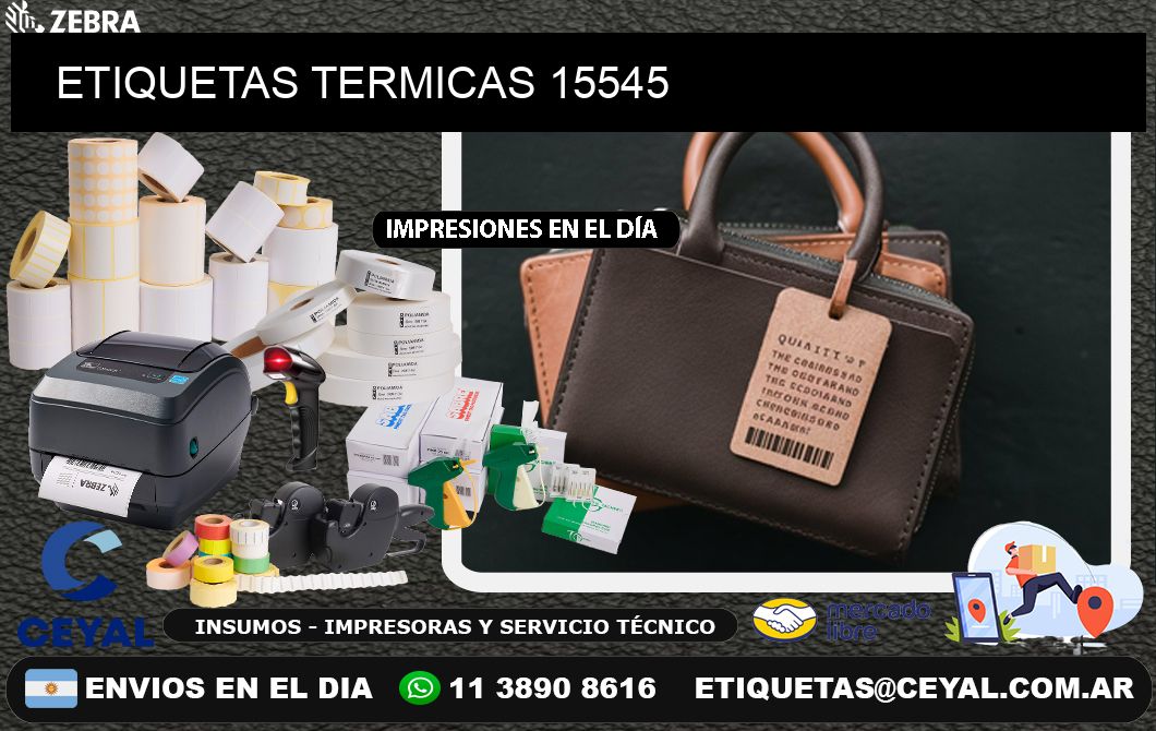 ETIQUETAS TERMICAS 15545