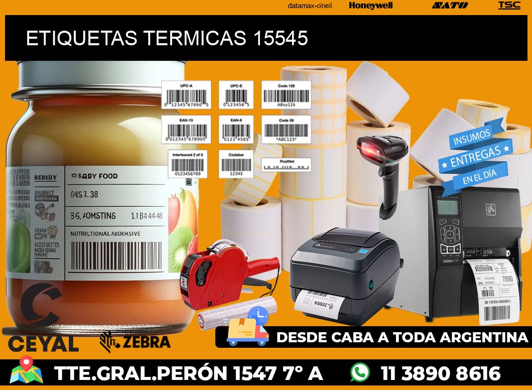 ETIQUETAS TERMICAS 15545