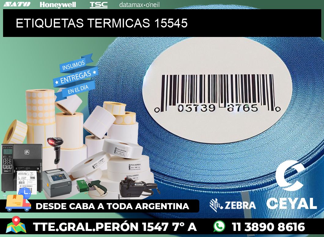 ETIQUETAS TERMICAS 15545