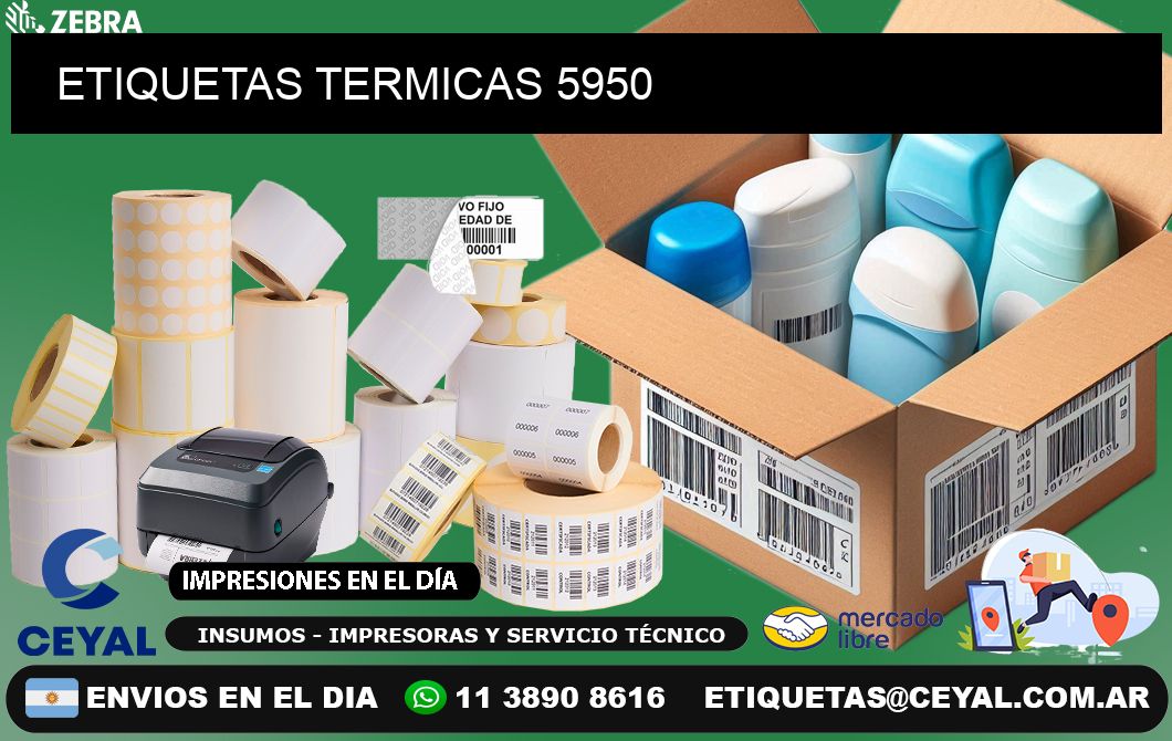 ETIQUETAS TERMICAS 5950