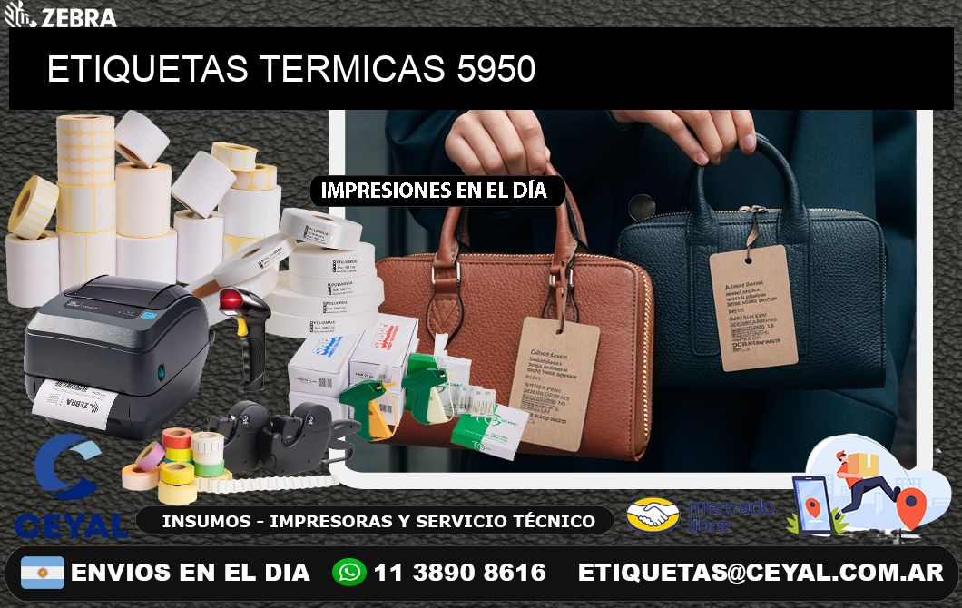 ETIQUETAS TERMICAS 5950