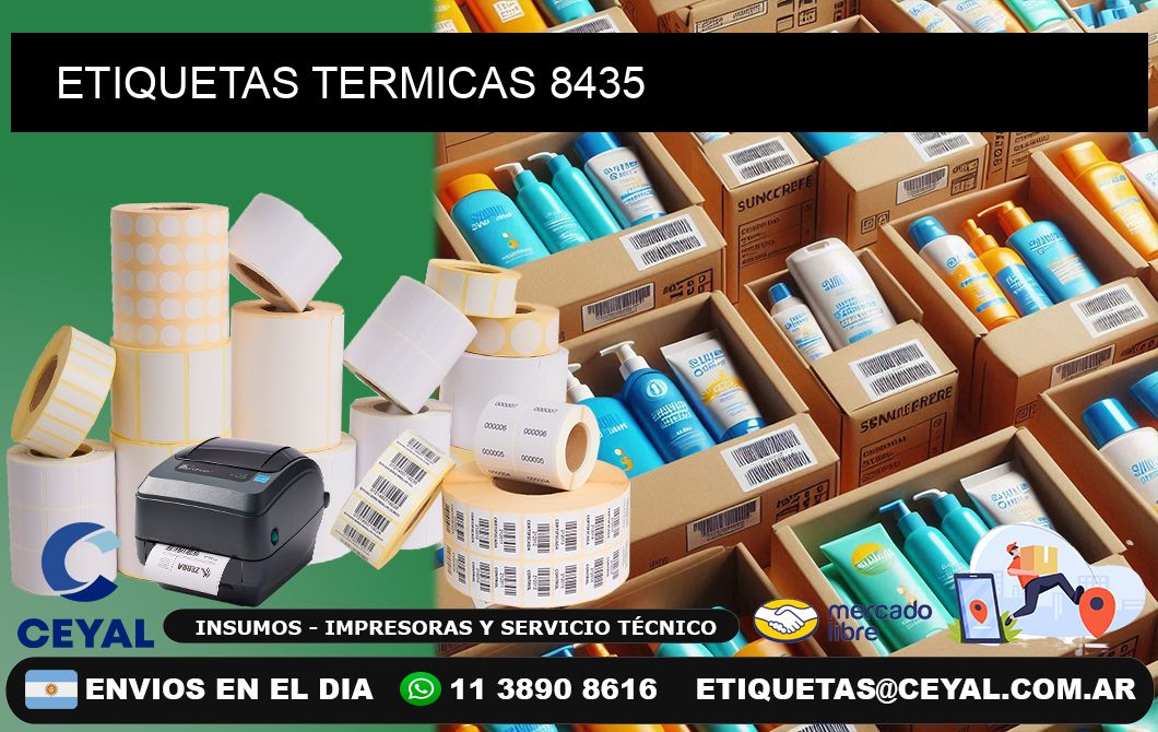 ETIQUETAS TERMICAS 8435
