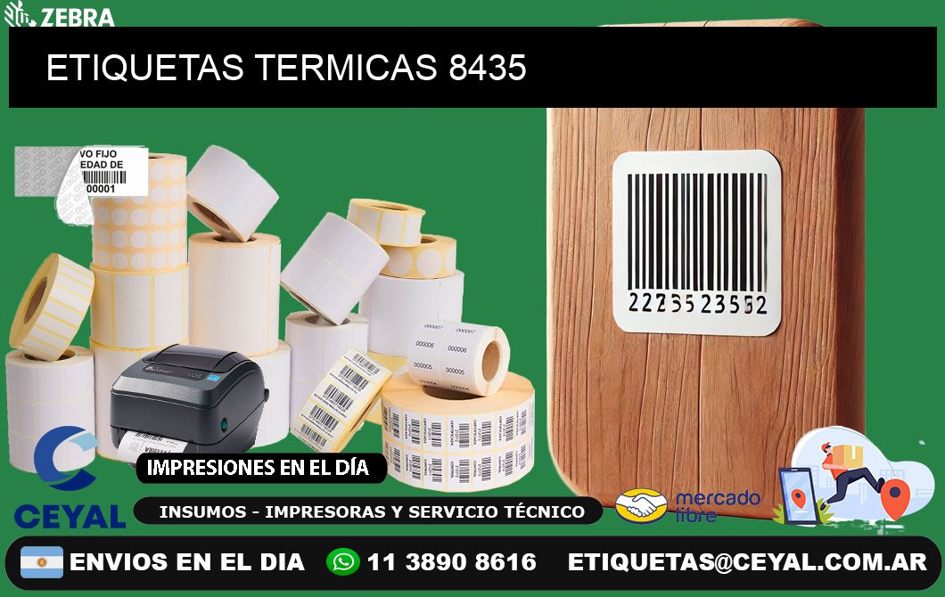 ETIQUETAS TERMICAS 8435