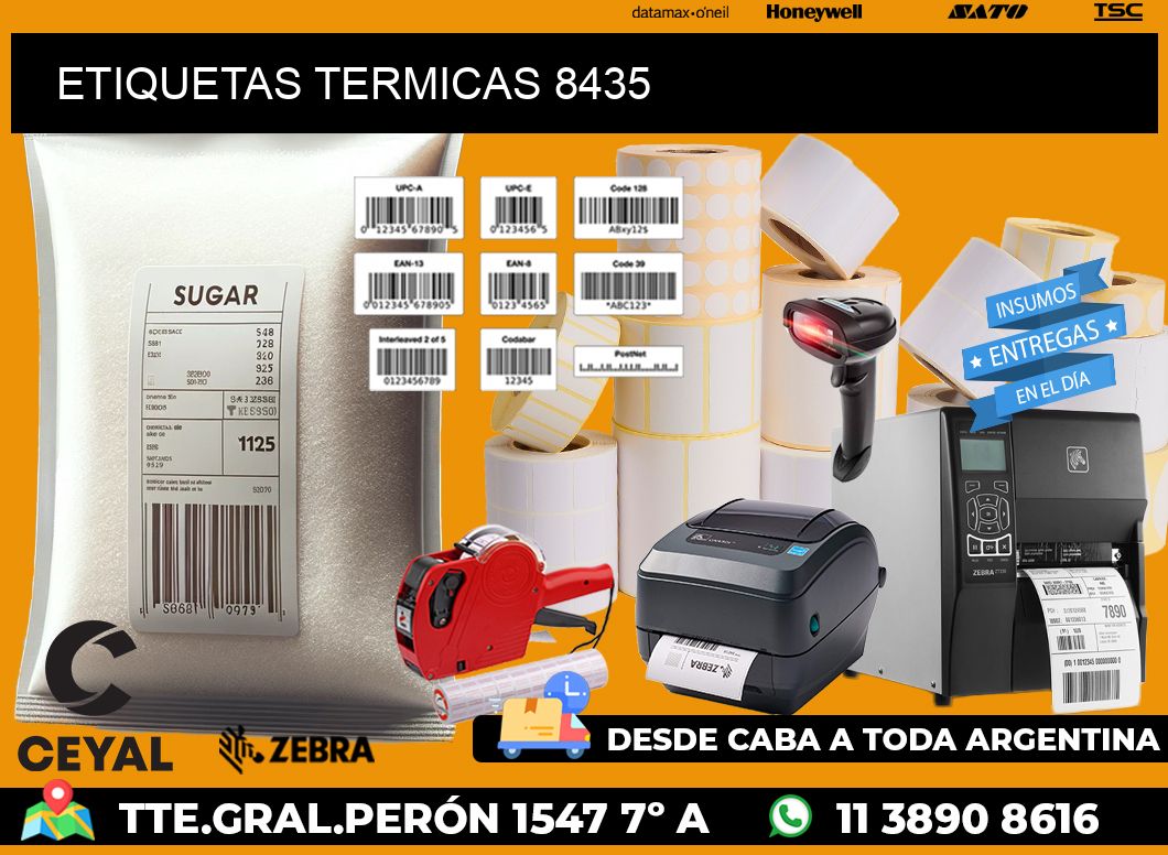 ETIQUETAS TERMICAS 8435