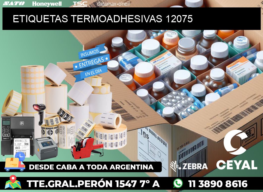 ETIQUETAS TERMOADHESIVAS 12075