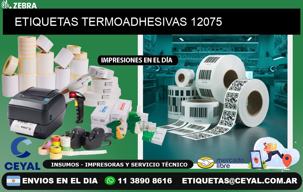 ETIQUETAS TERMOADHESIVAS 12075