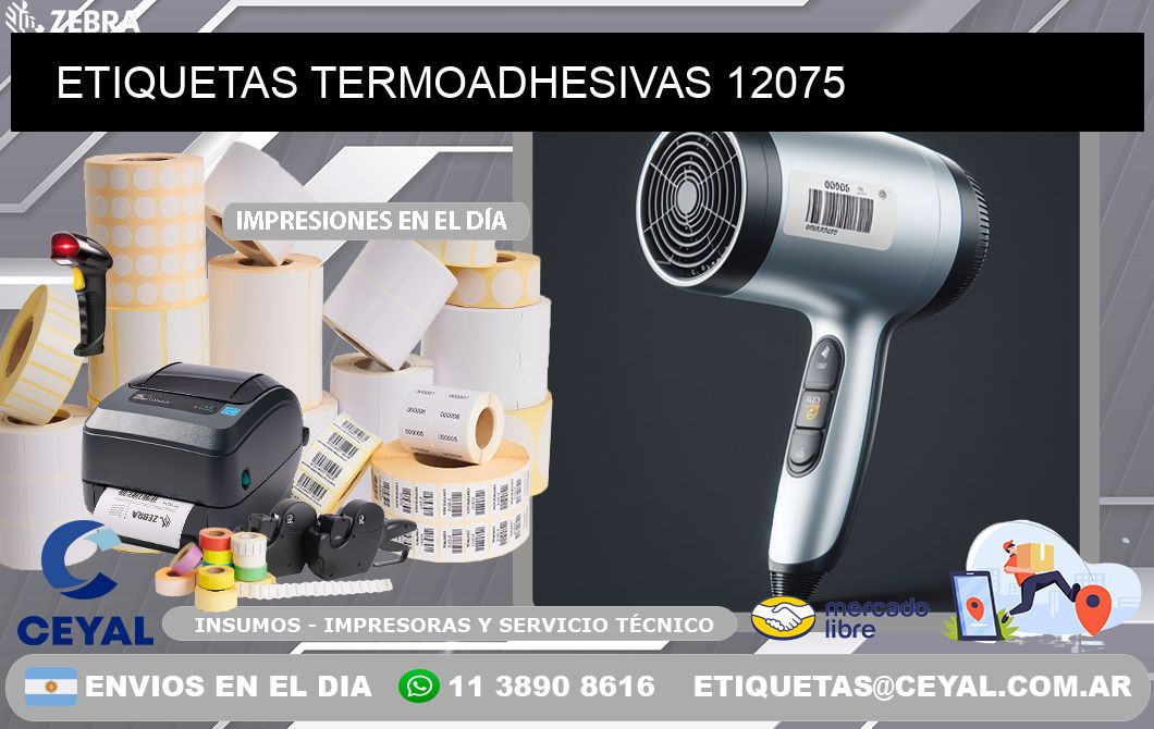 ETIQUETAS TERMOADHESIVAS 12075