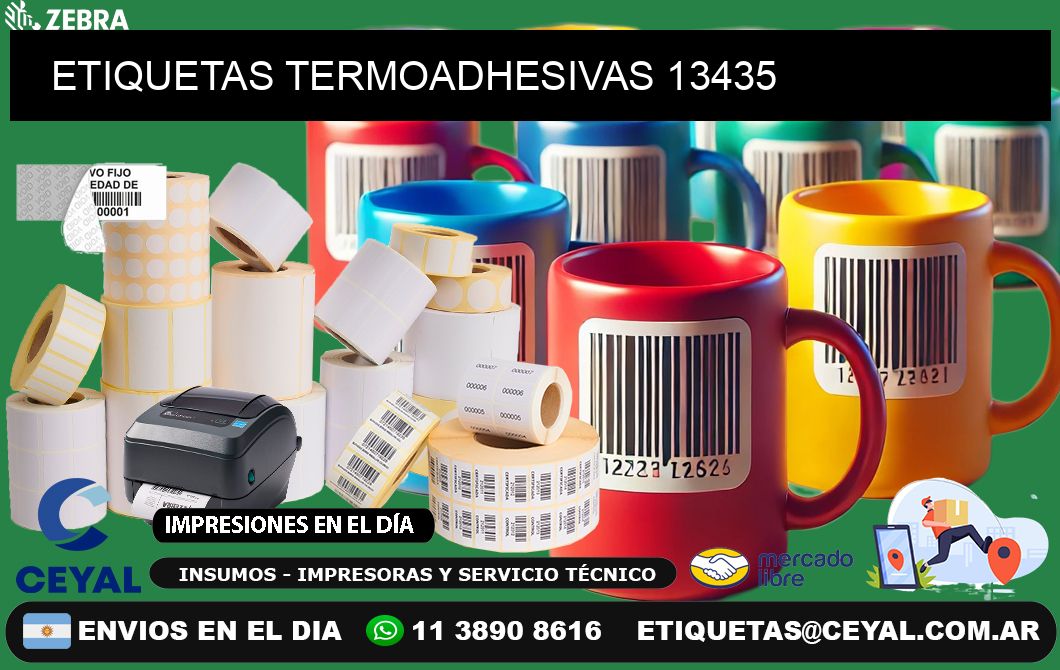 ETIQUETAS TERMOADHESIVAS 13435
