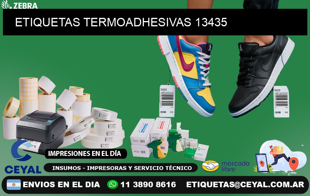 ETIQUETAS TERMOADHESIVAS 13435