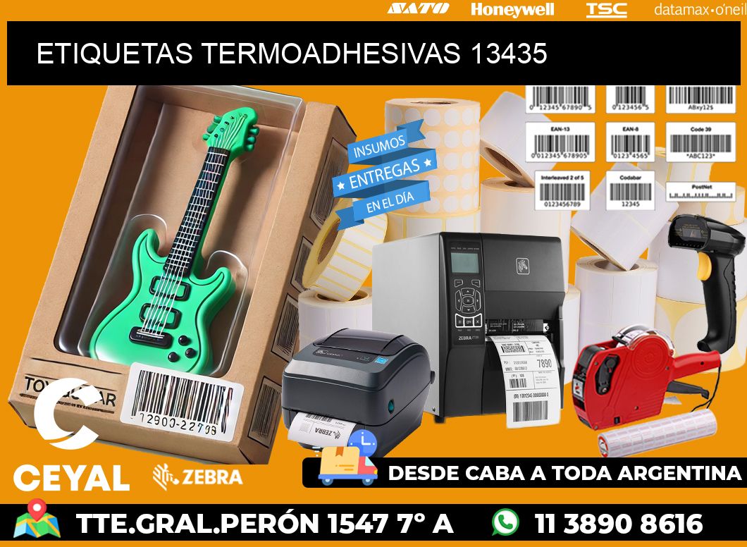 ETIQUETAS TERMOADHESIVAS 13435