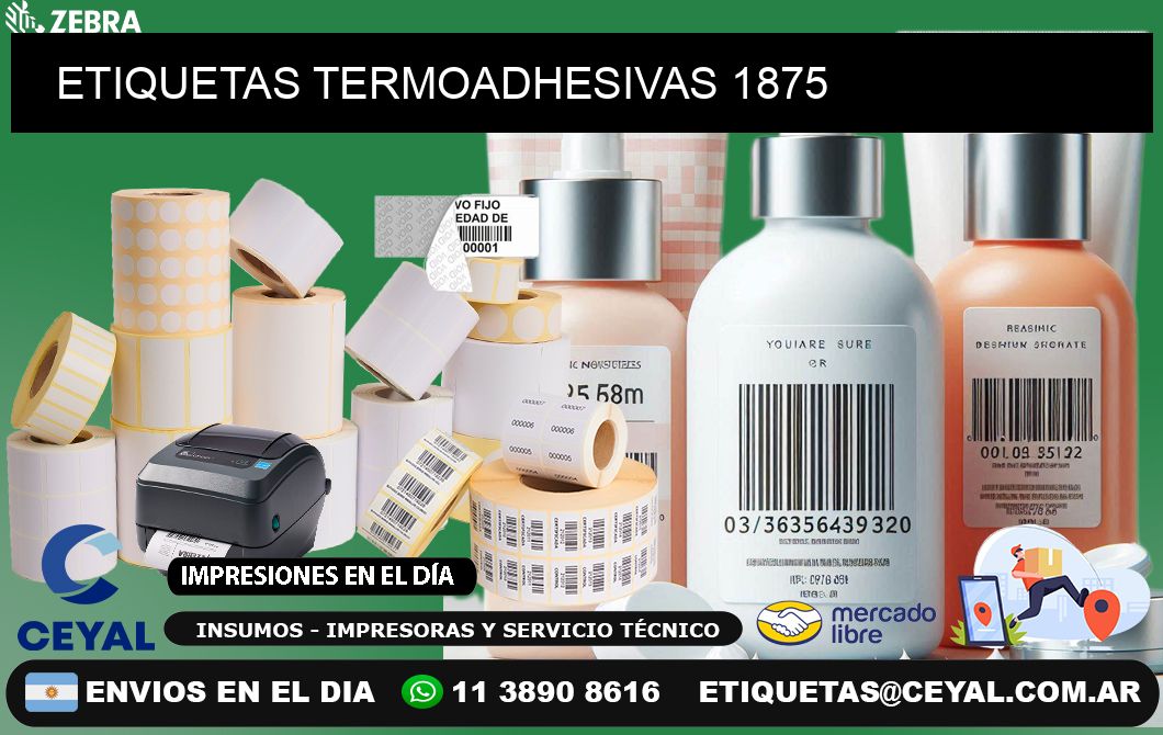 ETIQUETAS TERMOADHESIVAS 1875
