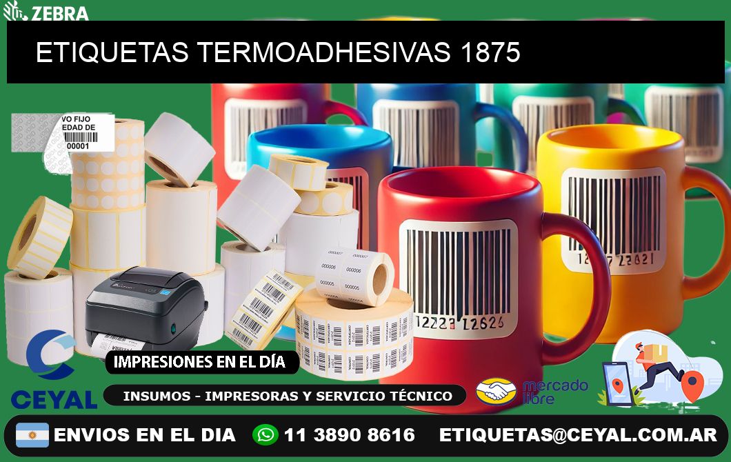 ETIQUETAS TERMOADHESIVAS 1875