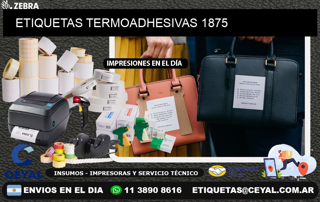 ETIQUETAS TERMOADHESIVAS 1875