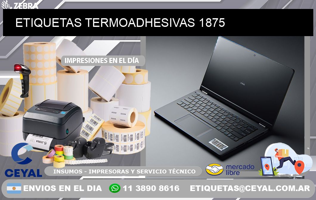 ETIQUETAS TERMOADHESIVAS 1875