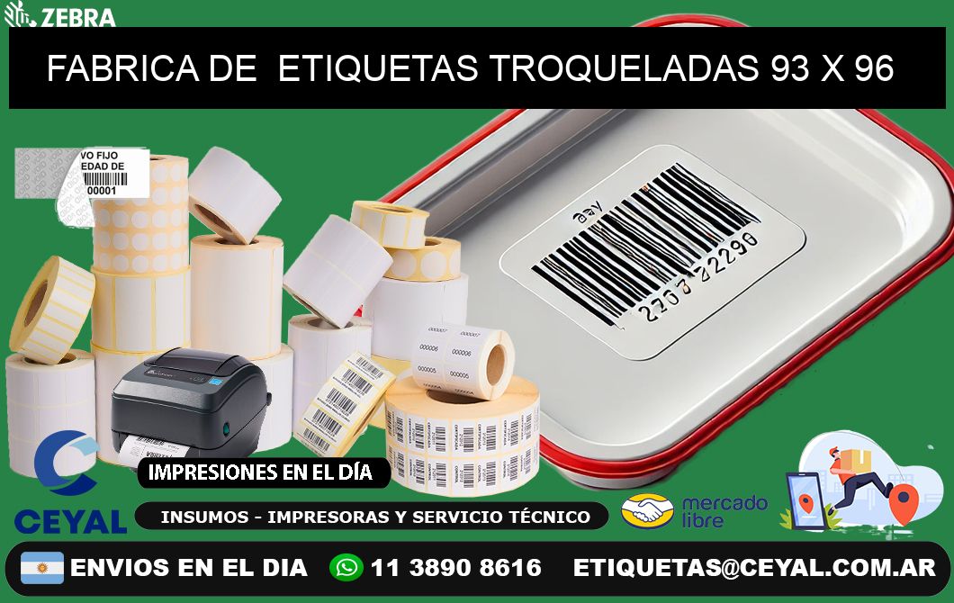 FABRICA DE ETIQUETAS TROQUELADAS 93 x 96