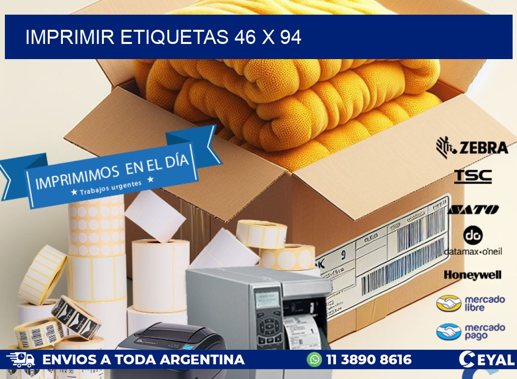 IMPRIMIR ETIQUETAS 46 x 94