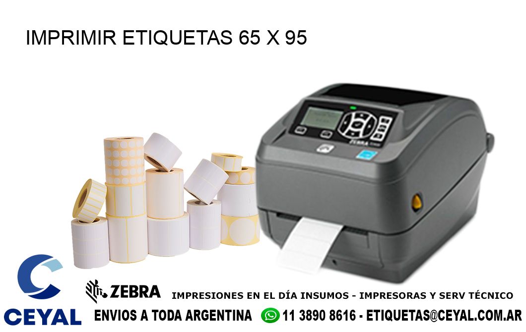 IMPRIMIR ETIQUETAS 65 x 95