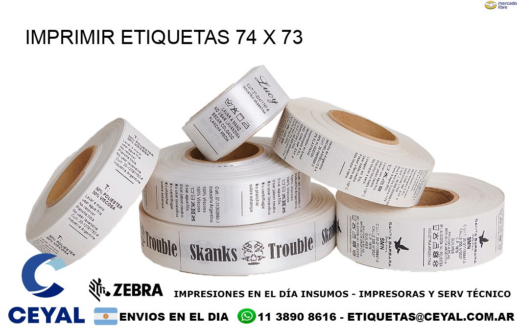 IMPRIMIR ETIQUETAS 74 x 73