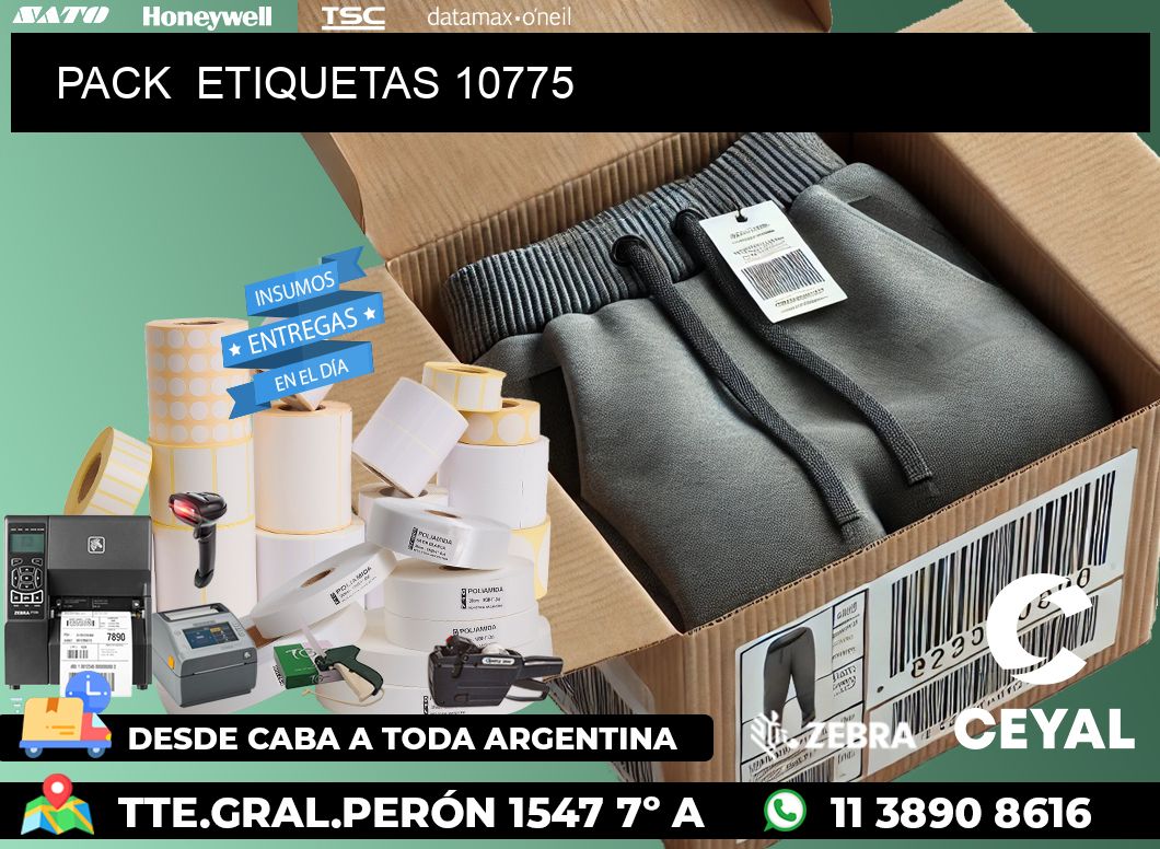 PACK ETIQUETAS 10775