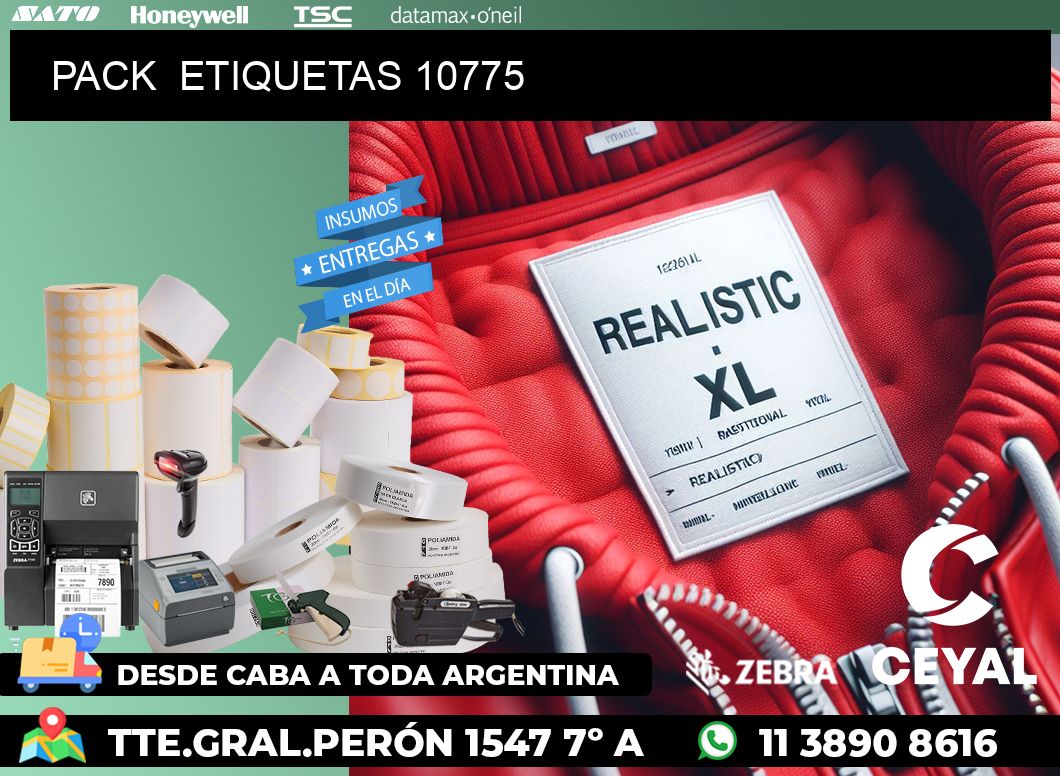 PACK ETIQUETAS 10775
