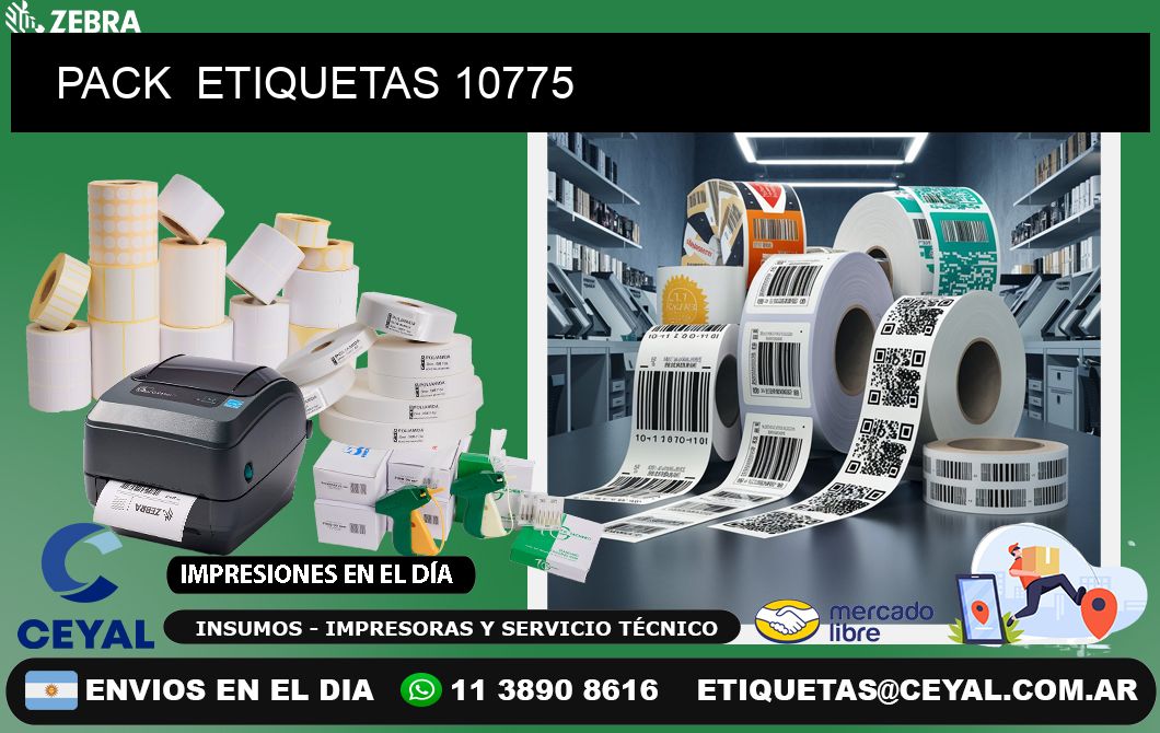 PACK ETIQUETAS 10775