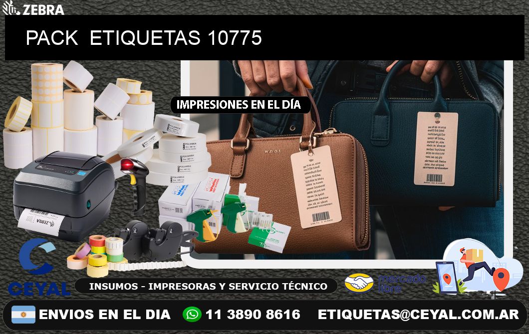 PACK ETIQUETAS 10775
