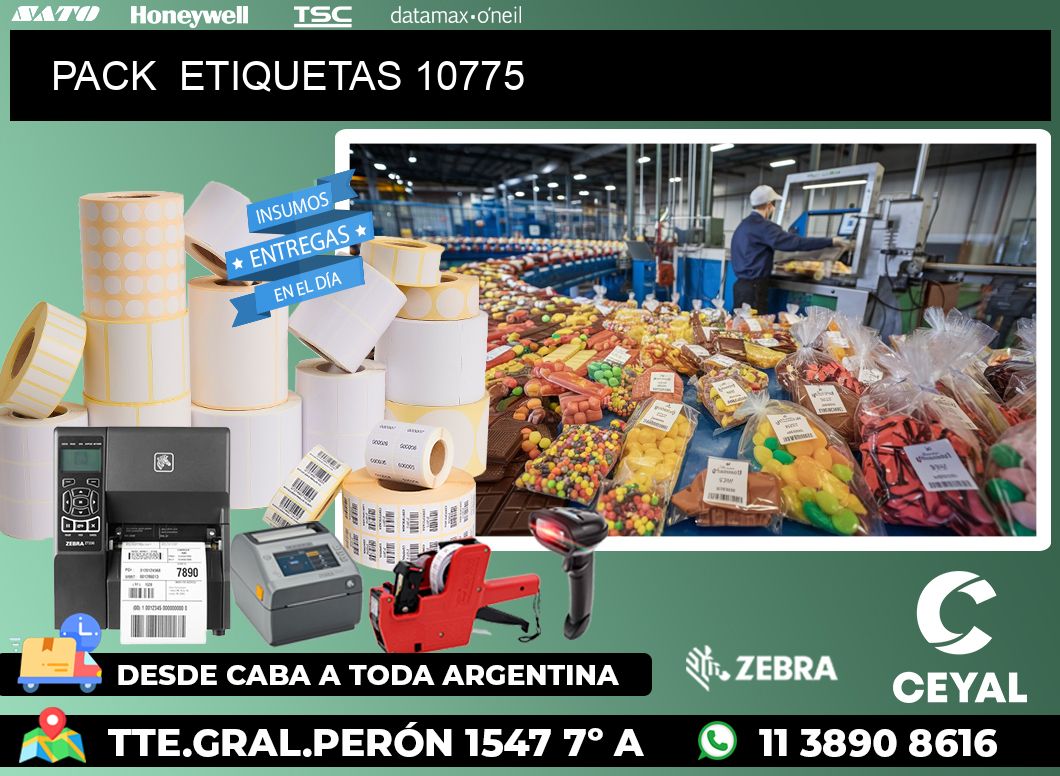 PACK ETIQUETAS 10775