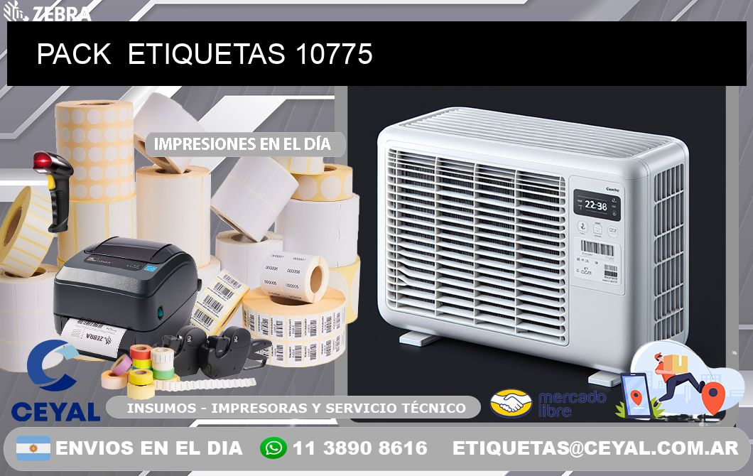 PACK ETIQUETAS 10775