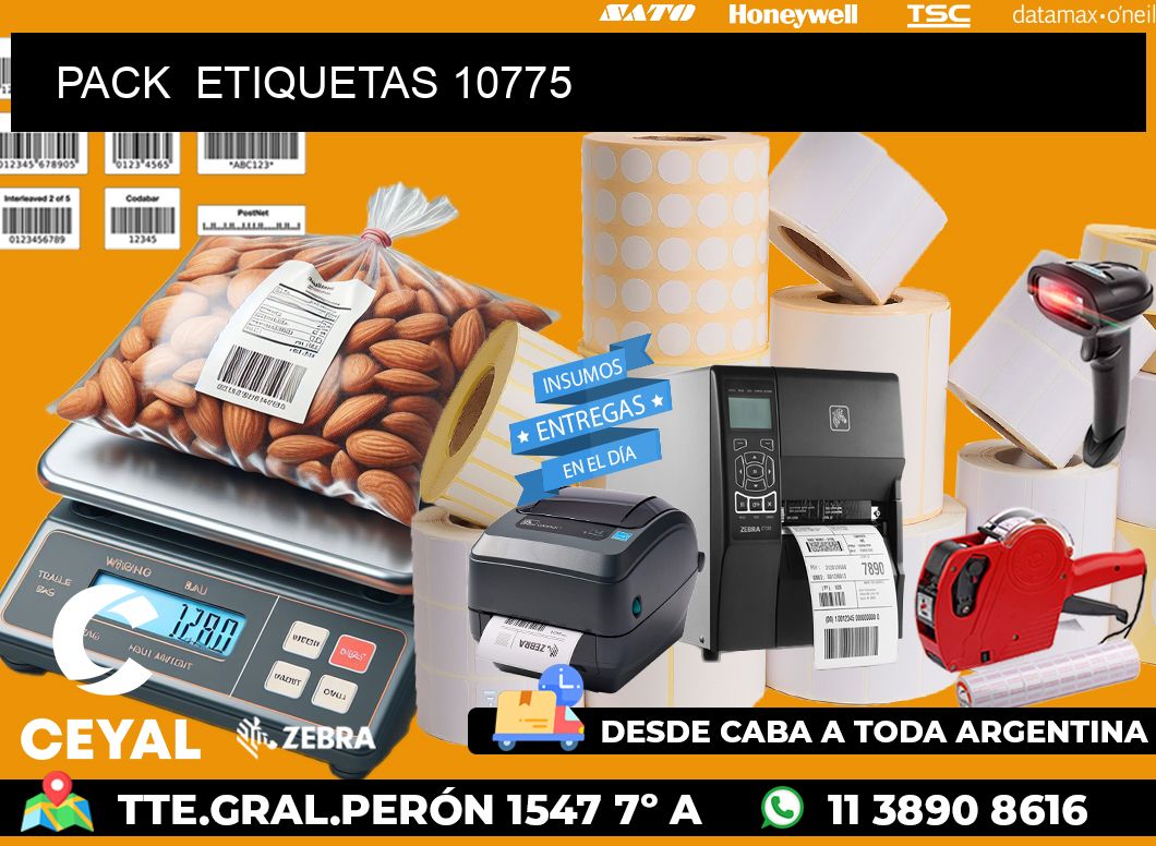 PACK ETIQUETAS 10775