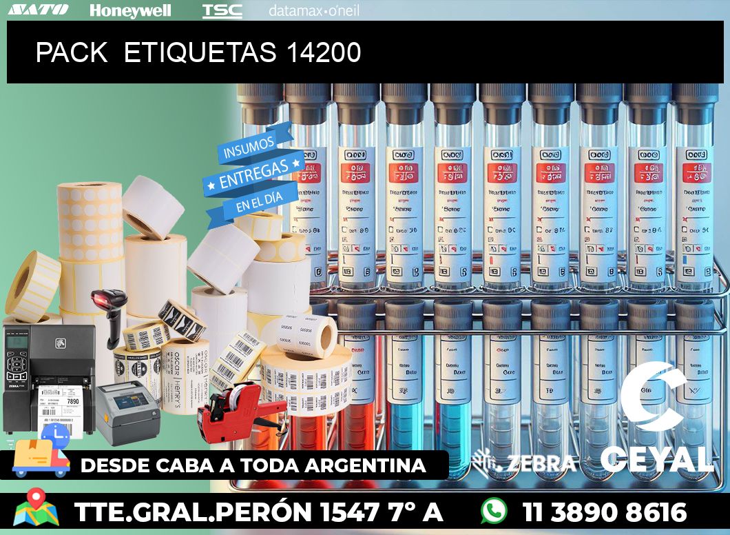 PACK ETIQUETAS 14200