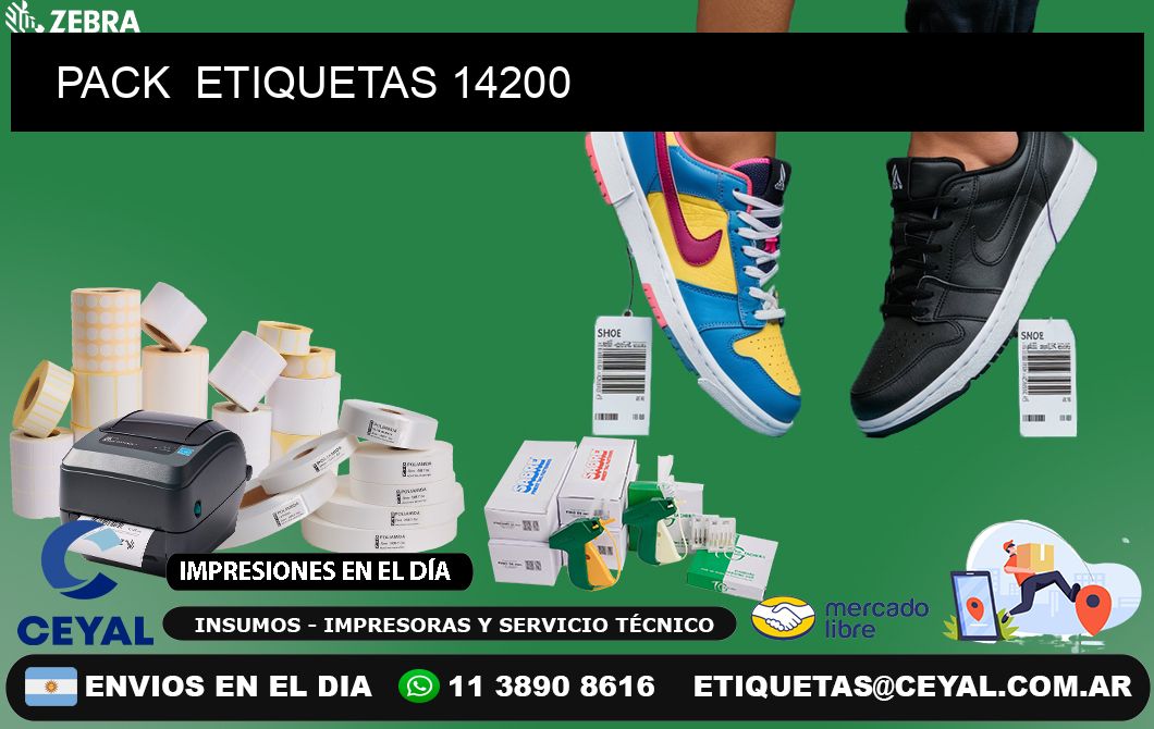 PACK ETIQUETAS 14200