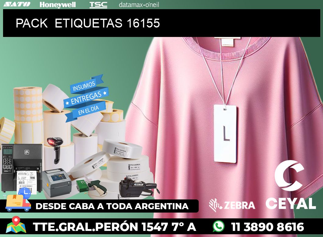 PACK ETIQUETAS 16155