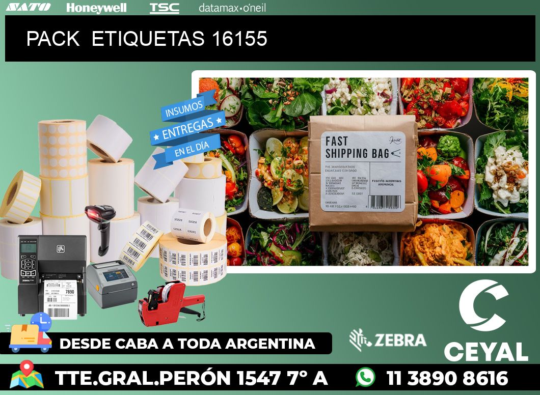 PACK ETIQUETAS 16155