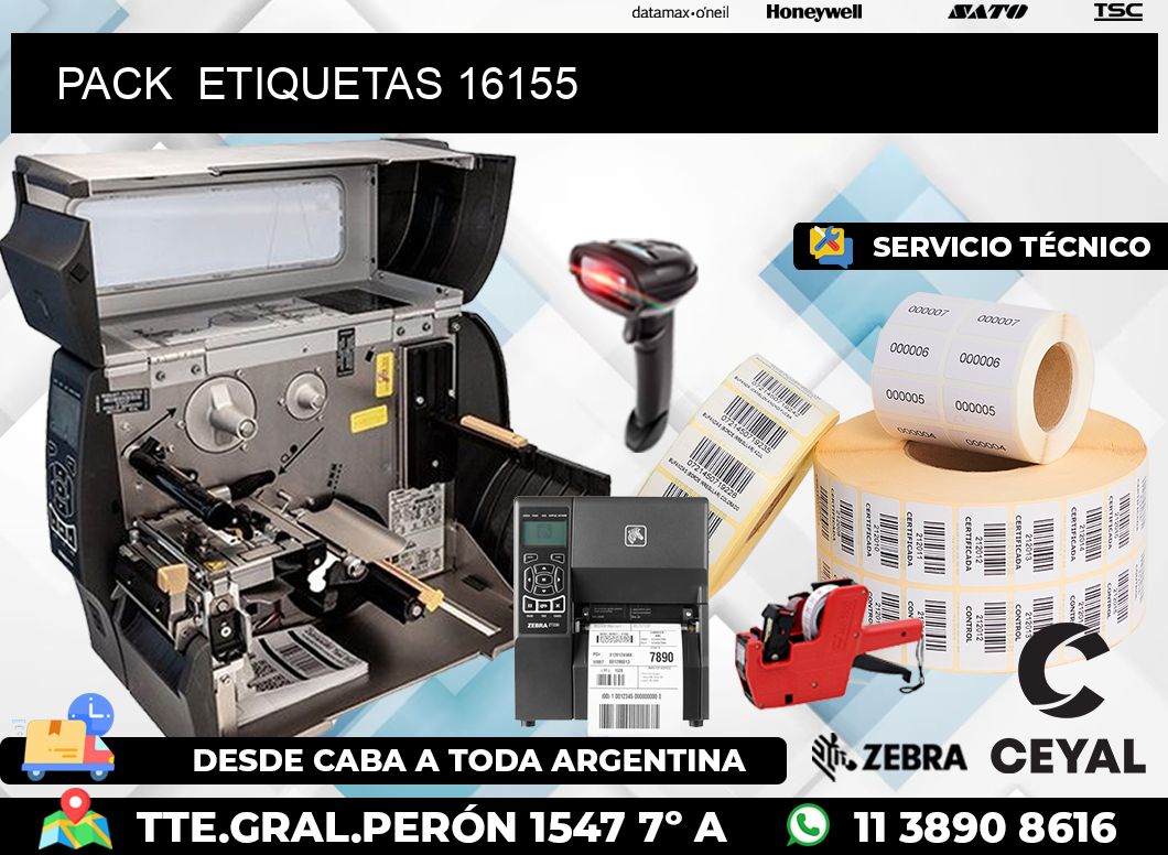 PACK ETIQUETAS 16155
