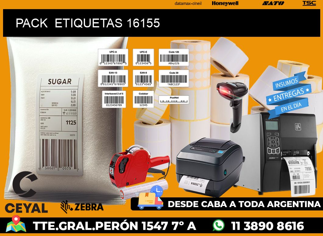 PACK ETIQUETAS 16155
