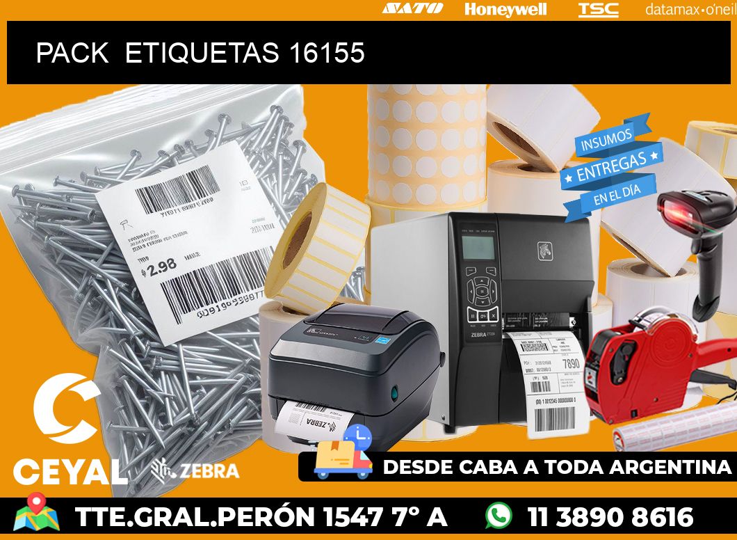 PACK ETIQUETAS 16155
