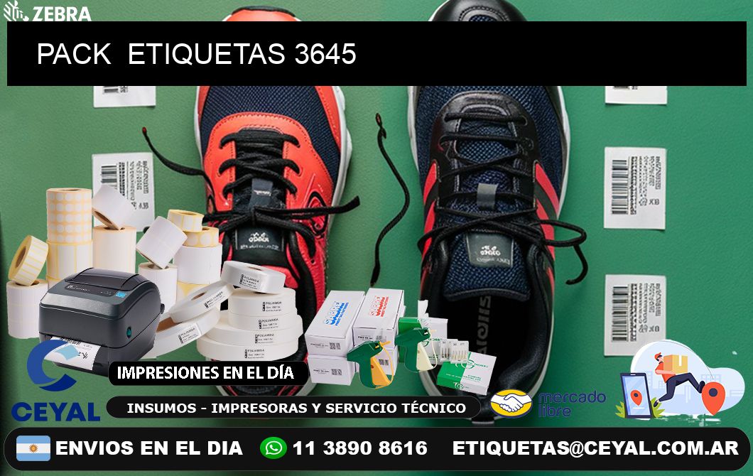 PACK ETIQUETAS 3645