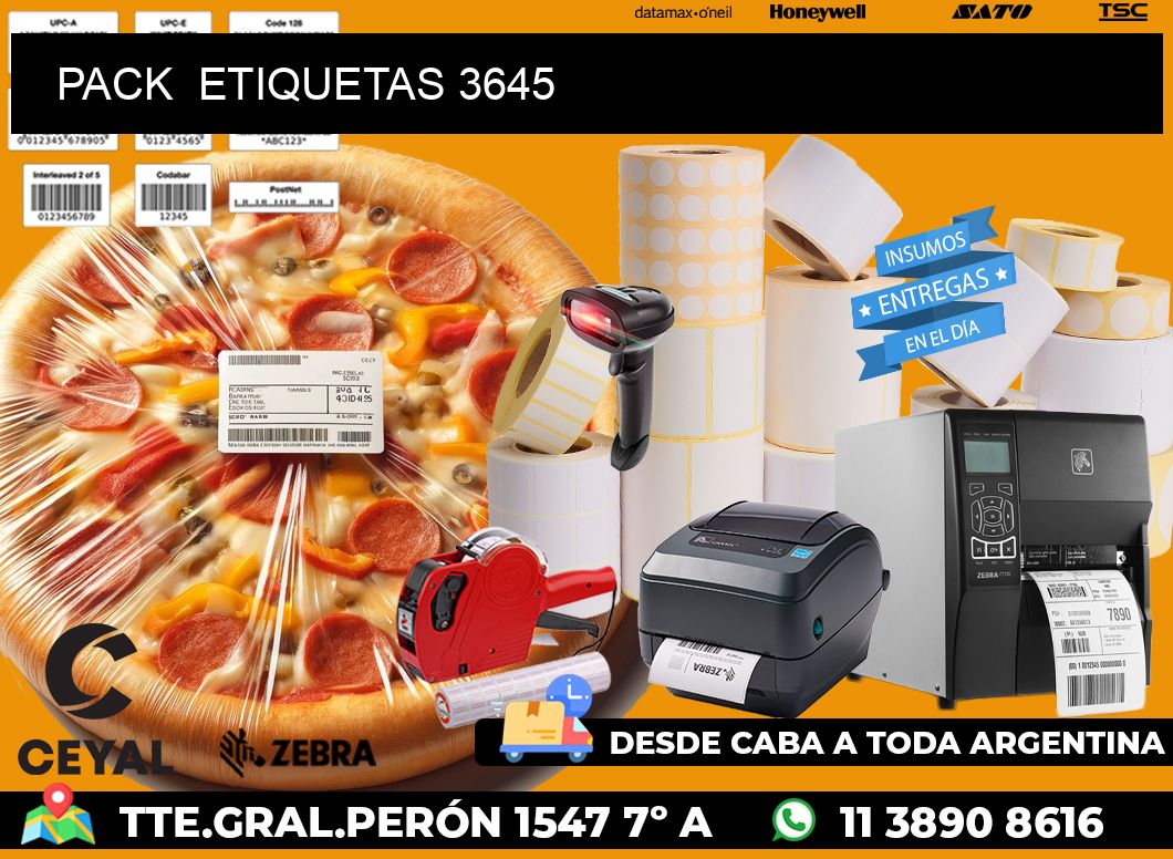 PACK ETIQUETAS 3645
