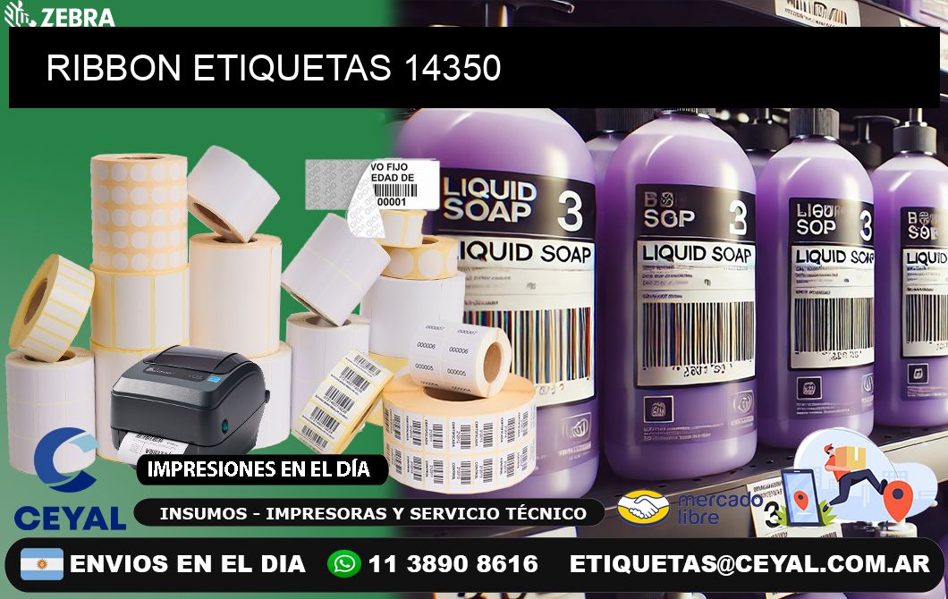 RIBBON ETIQUETAS 14350