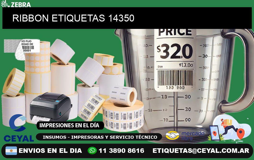 RIBBON ETIQUETAS 14350
