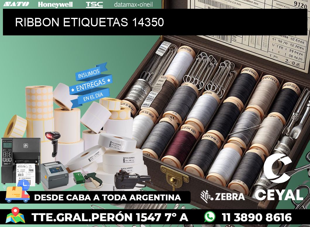 RIBBON ETIQUETAS 14350