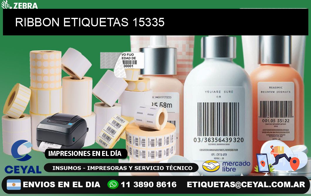 RIBBON ETIQUETAS 15335