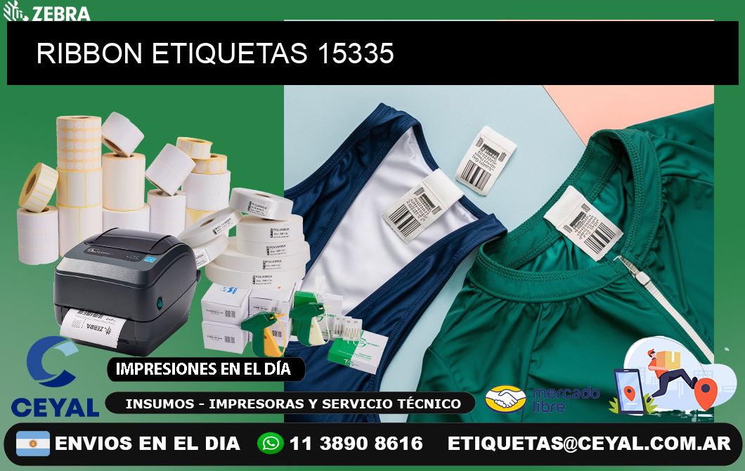 RIBBON ETIQUETAS 15335