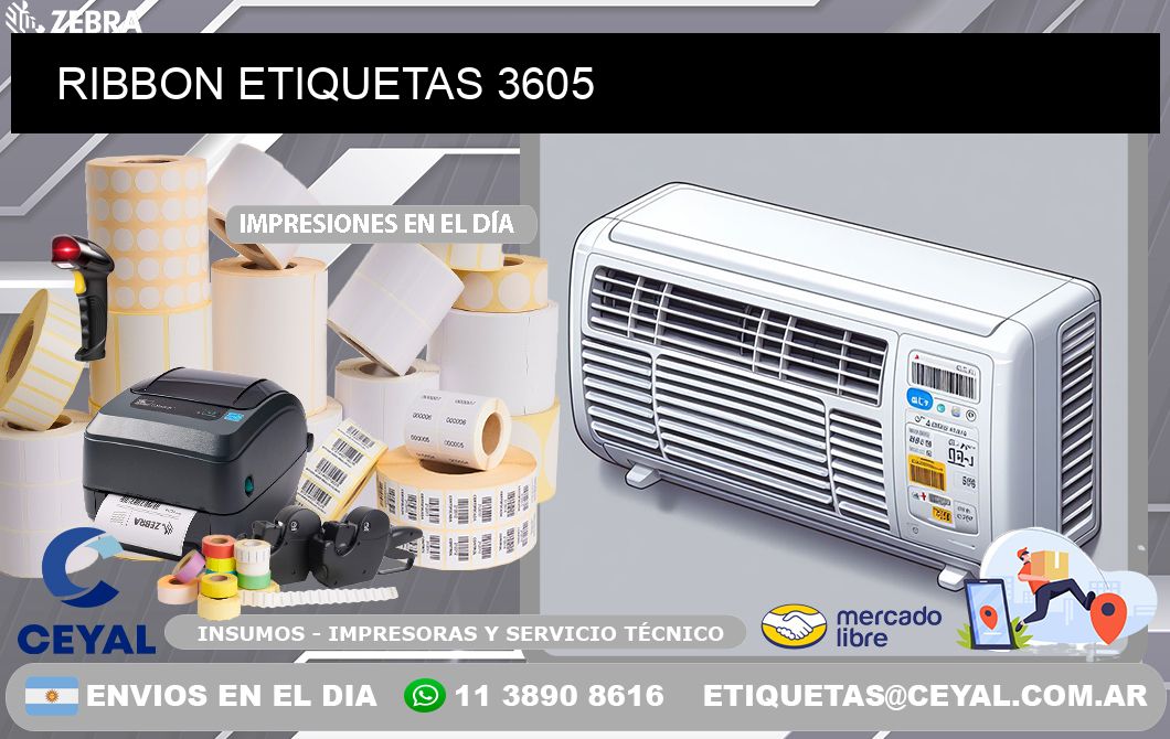 RIBBON ETIQUETAS 3605