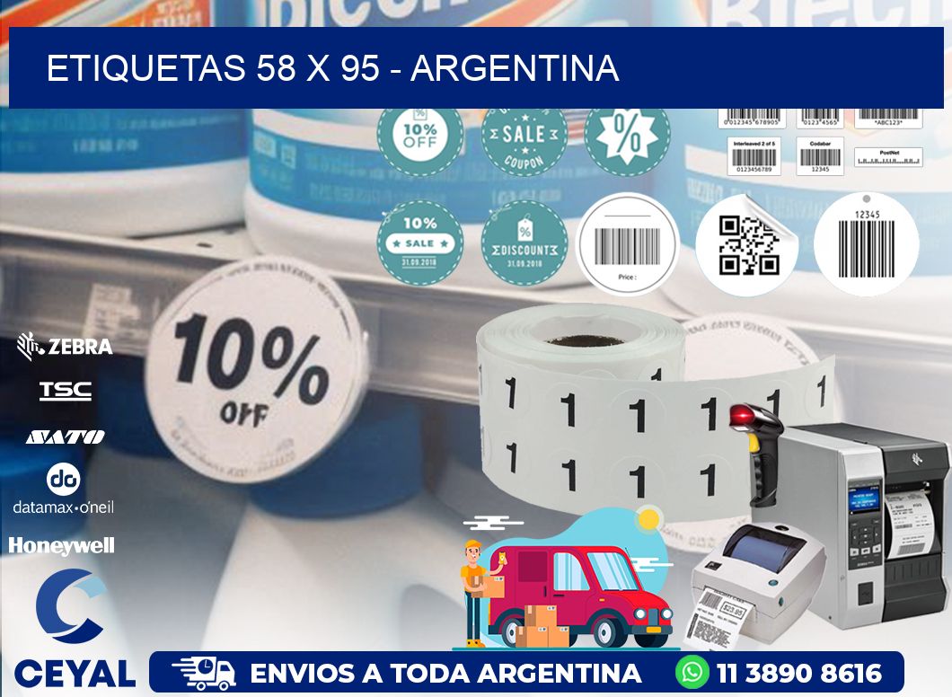 ETIQUETAS 58 x 95 - ARGENTINA